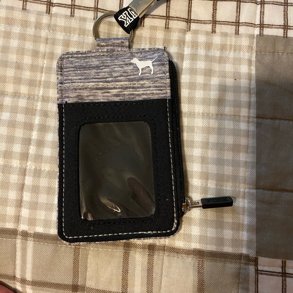 Pink card holder